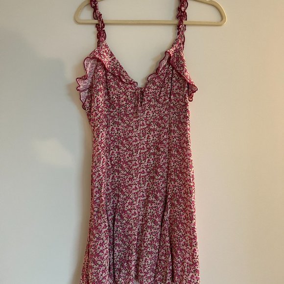 Floral Printed Ruffle Dress - Picture 3 of 4